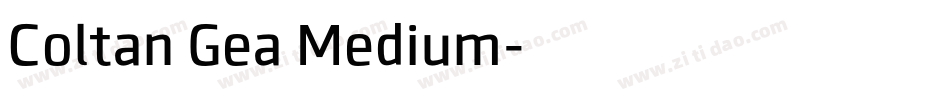 Coltan Gea Medium字体转换